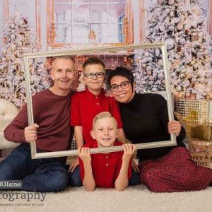 07.jpgv1701064576 Kate Ornements Noël Arbres Cadeaux Chambre Toile de fond pour la photographie