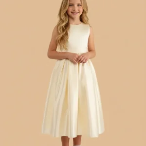 Kate Simple Champagne Robe pour Enfants