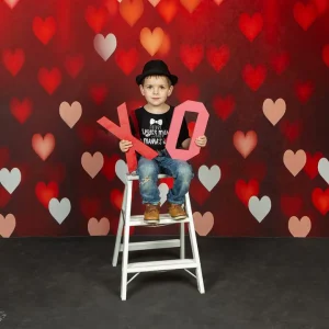 Kate Bokeh Saint Valentin Rouge Amour Toile de fond conçue par Kate Image