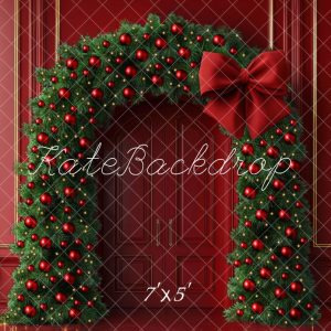 Kate Noël Arche Boules Décors Rouge Toile de fond conçue par Mini MakeBelieve