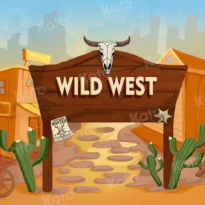 BH1044301D.jpgv1681969121 Kate Ouest sauvage Cow-boy Cactus Toile de fond conçue par GQ