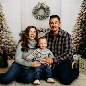 Kate Cadeaux Sapin de Noël Blanc Toile de fond Conçu par Chain Photographie