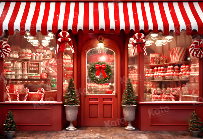 Kate Noël Boutique Bonbons Arbres Toile de fond pour la photographie