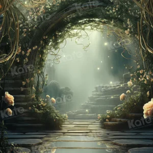 Kate Été Vert Pays des merveilles Fantastique Toile de fond pour la photographie