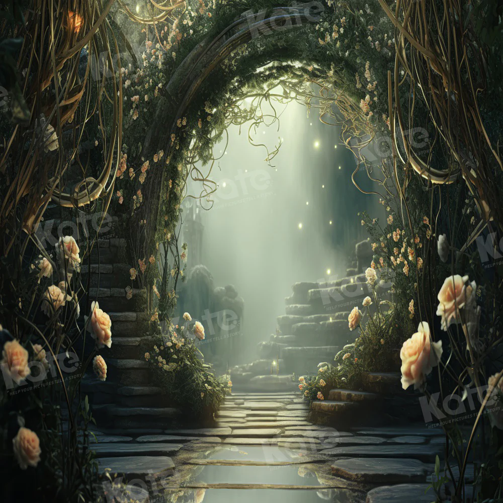 Kate Été Vert Pays des merveilles Fantastique Toile de fond pour la photographie – Image 2