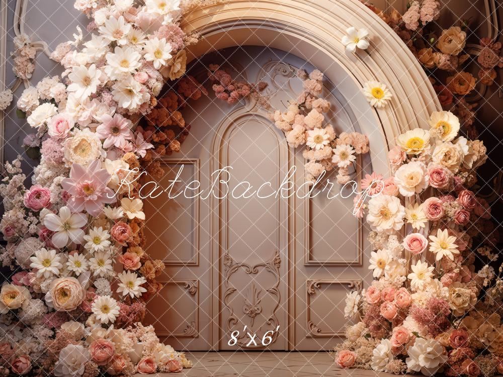 Kate Fleurs Porte Rose Boho Mariage Toile de fond conçu par Emetselch – Image 6