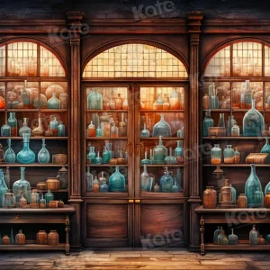 Kate Fantaisie Magique Médiéval Laboratoire Toile de fond conçue par Emetselch