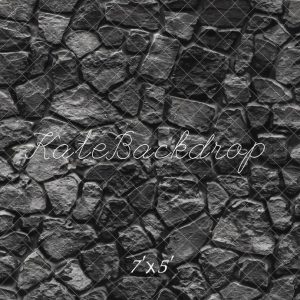 Kate Pierre Noir Sol Toile de fond pour la photographie