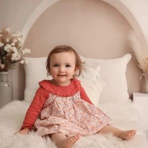 Kate Bohème Élégant Porte cintrée Style minimaliste Toile de fond conçue par Kate Image