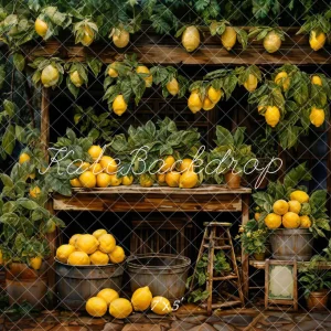 Kate Été Citron Entrepôt Toile de fond conçue par Emetselch