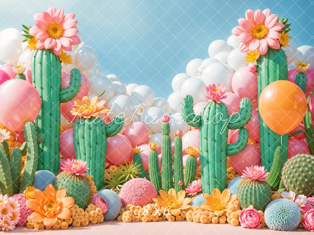 Kate Cactus Ballon Conte de fée Toile de fond conçue par Emetselch – Image 3