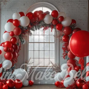 Kate Noël Arche de ballons Fenêtre Toile de fond conçue par Mini MakeBelieve