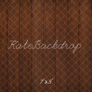 Kate Marron foncé Parquet Bois Sol Toile de fond conçue par Kate Image