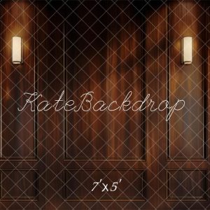 Kate Boudoir Mur en bois Marron foncé Toile de fond conçue par Mini MakeBelieve