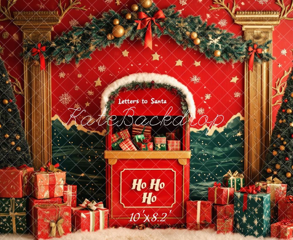 Kate Chambre de Noël Boîte aux lettres Décors Toile de fond conçue par Patty Roberts – Image 4