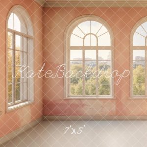 Kate Rétro Élégant Fenêtre Coin Intérieur Toile de fond conçue par Emetselch