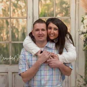 Kate Bohème Porte Printemps Floral Toile de fond conçue par Mini MakeBelieve