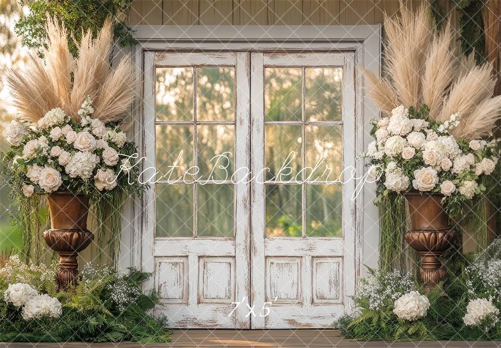 Kate Bohème Porte Printemps Floral Toile de fond conçue par Mini MakeBelieve – Image 2