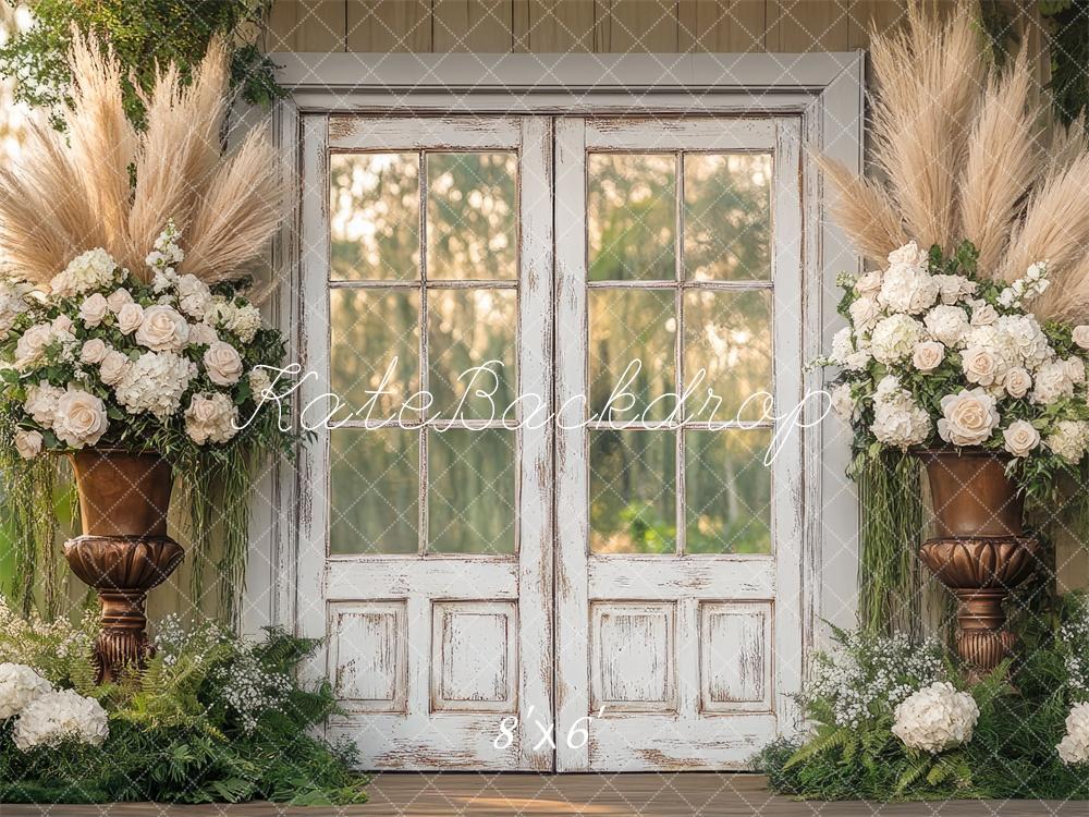 Kate Bohème Porte Printemps Floral Toile de fond conçue par Mini MakeBelieve – Image 4