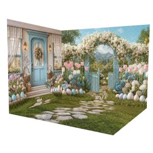 BH1057718H_BH1057717U_BH1057719U.jpgv1761705589 Kate Pâques Printemps Fleurs Jardin Portail Œufs Ensemble de chambre