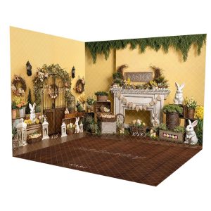 BH1058047H_BH1058017U_BH1051573U.jpgv1765177710 Kate Pâques Lapin Cheminée Œufs Jaune Fleurs Ensemble de chambre