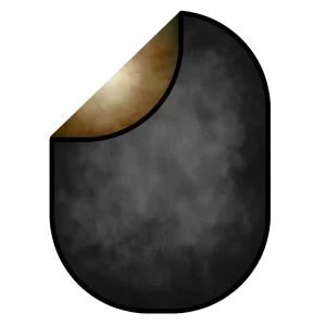 Kate Double-face Abstrait Marron/Noir Gris Photographie Toile de fond Pliable 5x6.5pi(1.5x2m)