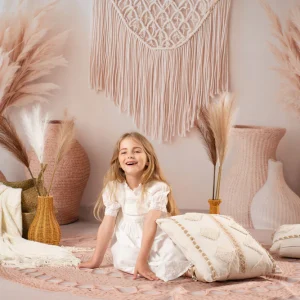 Kate Bohème Vases Fleur Beige Toile de fond+Beige Nouveau-né Sol Toile de fond