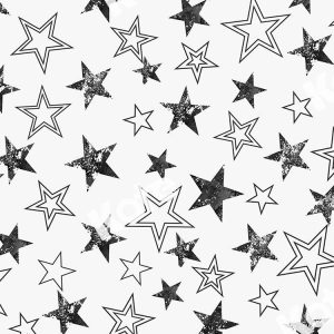 Kate Étoiles Blanc Noir Enfant Toile de fond conçue par Chain Photographie