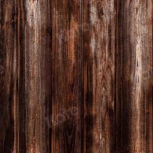 Kate Rétro Bois Brun foncé Mur Sol Toile de fond conçue par Kate Image