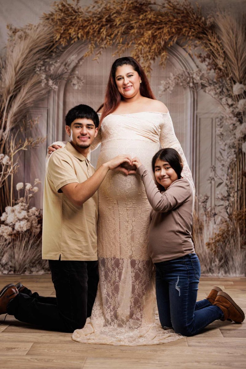 Kate Bohème Florale Arche Beige Classique Toile de fond conçue par Mini MakeBelieve – Image 7