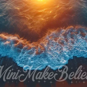 Kate Océan Plage Vague Soleil Tapis de sol en Caoutchouc conçue par Mini MakeBelieve