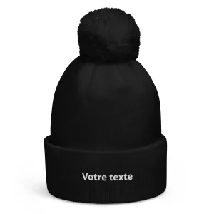 Bonnet à Pompon Personnalisé