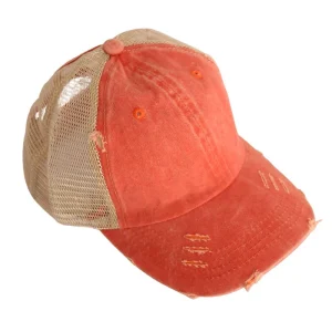 Casquette avec Trou Femme