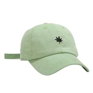 Casquette Baseball Feuille Brodée