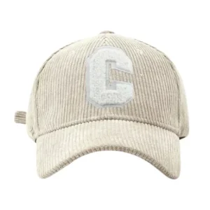 Casquette Brodée C En Velours