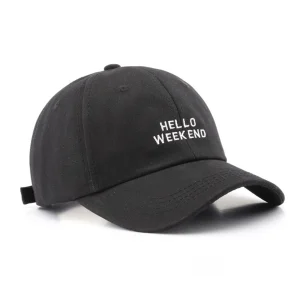 Casquette Broderie Hello Week-end