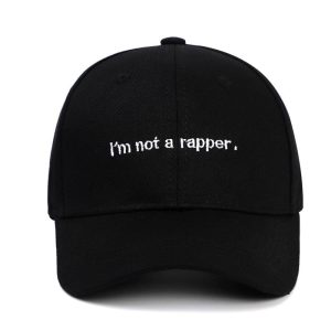 Casquette "i'm not a rapper."