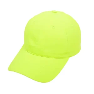 Casquette Jaune Fluo