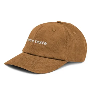 Casquette Personnalisée en Velours